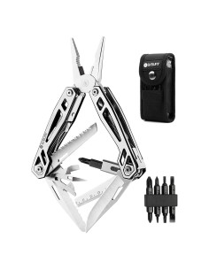BIBURY Alicates Multiherramienta 21 en 1 Acero Inoxidable
