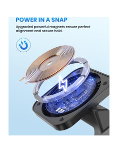 Estación de Carga Inalámbrica JoyGeek 3 en 1 para iPhone 16/15/14/13 2