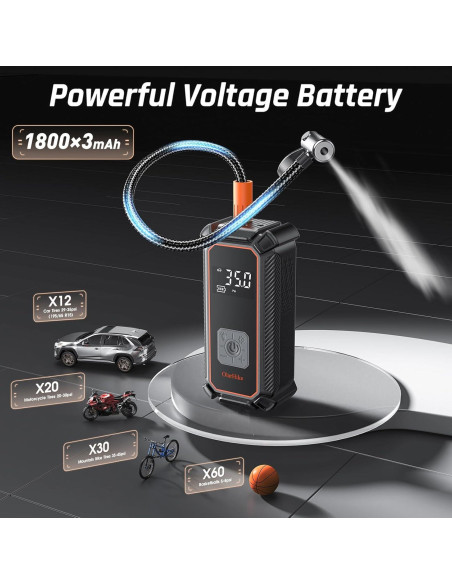 Compresor de Aire OlarHike TIC3V301 Portátil 150PSI