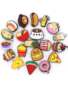 Encantadores Accesorios para Zapatos PVC Amarillo 20 Piezas 2