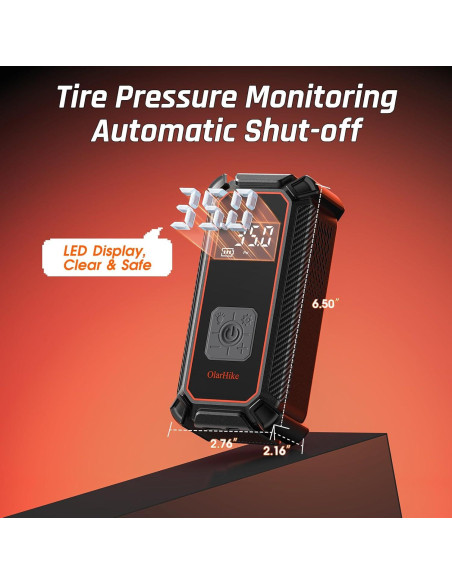 Compresor de Aire OlarHike TIC3V301 Portátil 150PSI