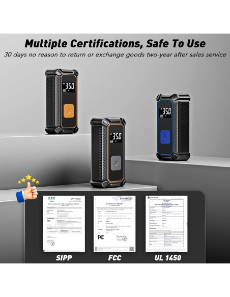 Compresor de Aire OlarHike TIC3V301 Portátil 150PSI