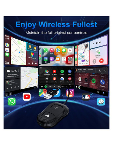 Adaptador Inalámbrico Carplay/Android Auto - THT-020-9 USB-C