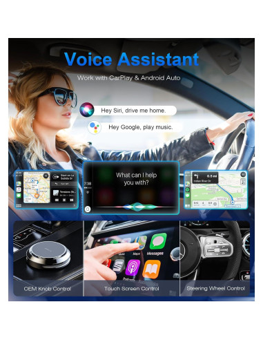 Adaptador Inalámbrico Carplay/Android Auto - THT-020-9 USB-C