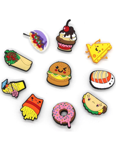 Encantadores Accesorios para Zapatos PVC Amarillo 20 Piezas