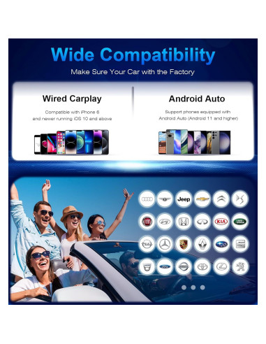 Adaptador Inalámbrico Carplay/Android Auto - THT-020-9 USB-C