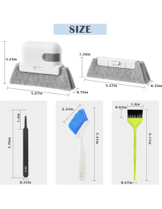 Limpiador de Ventanas RooYoon 8 Piezas Multifuncional 2