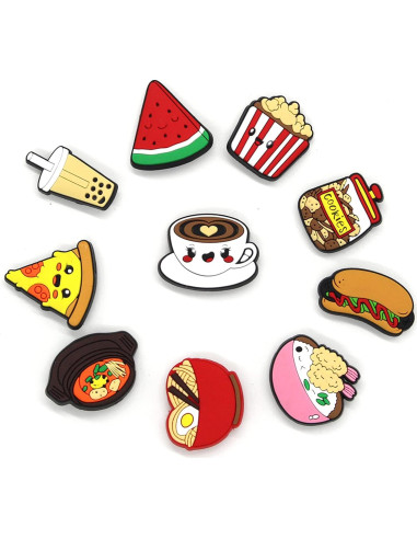 Encantadores Accesorios para Zapatos PVC Amarillo 20 Piezas