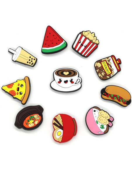 Encantadores Accesorios para Zapatos PVC Amarillo 20 Piezas