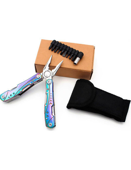 Alicate Multiherramienta 14 en 1 GETUHAND Acero Inoxidable Multicolor