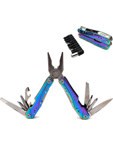 Alicate Multiherramienta 14 en 1 GETUHAND Acero Inoxidable Multicolor
