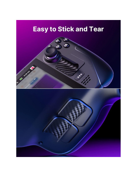 Juego de Calcomanías JSAUX para Steam Deck - Antideslizantes