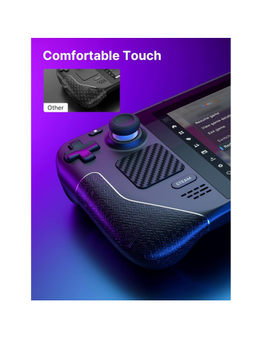 Juego de Calcomanías JSAUX para Steam Deck - Antideslizantes