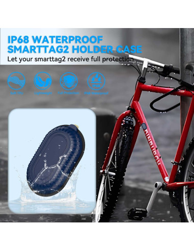 Funda Adhesiva QINZAC para Galaxy SmartTag 2 - Impermeable