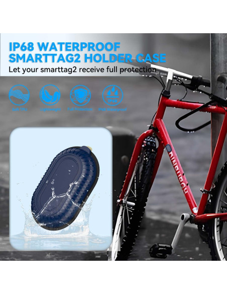 Funda Adhesiva QINZAC para Galaxy SmartTag 2 - Impermeable