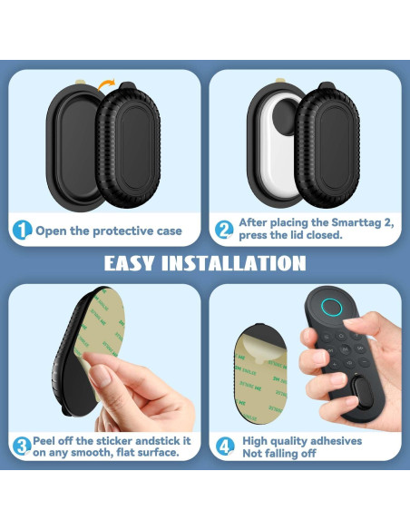 Funda Adhesiva QINZAC para Galaxy SmartTag 2 - Impermeable
