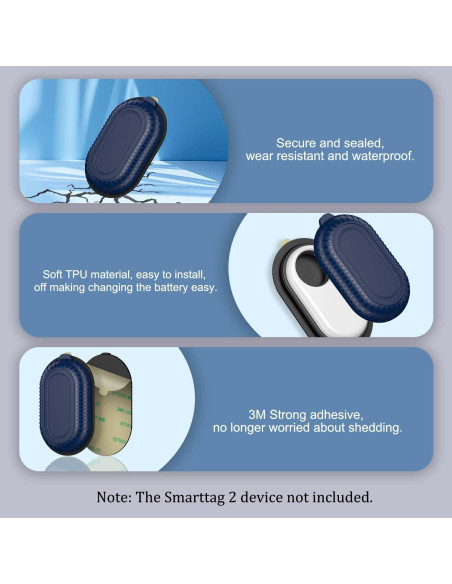 Funda Adhesiva QINZAC para Galaxy SmartTag 2 - Impermeable