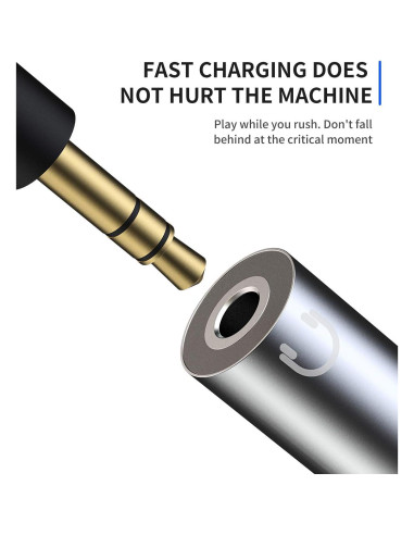 Adaptador Lightning a Jack 3.5mm Jekruyi para iPhone