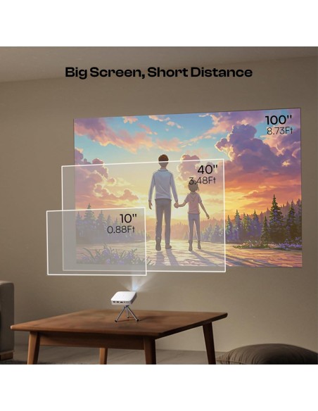 Proyector de Arte Caydo M1C DLP 4K Portátil 10-100 cm