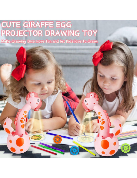 Proyector de Dibujo KETIEE Rosa con 72 Plantillas