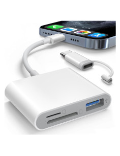 Lector de Tarjetas SD AkHolz para iPhone y iPad USB-C
