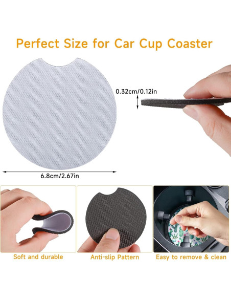 120 Posavasos de Neopreno Valyria para Sublimación DIY