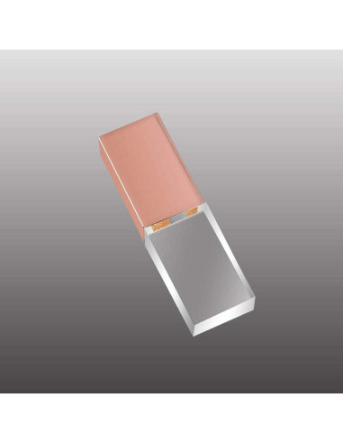 Pendrive USB 2.0 16GB SXBan Dorado Rosa con Luz LED