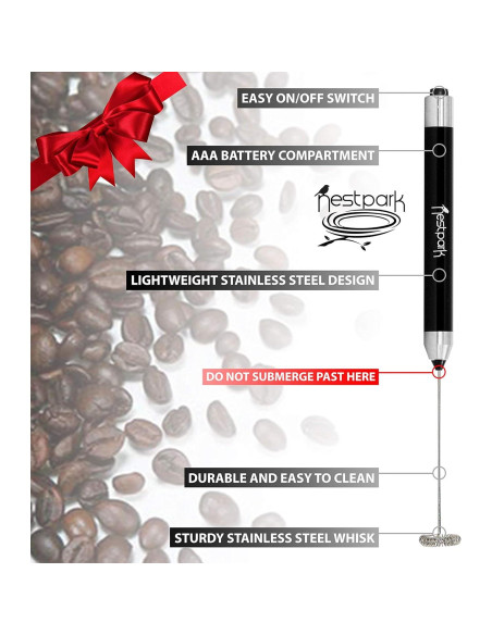 Mezclador de Bebidas Portátil Nestpark 150W con Soporte y Bolsa