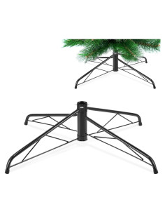 Base de soporte para árbol de Navidad Roowest 70x70 cm verde