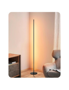 Lámpara de Pie LED EDISHINE 145.75 cm Regulable con Control Remoto
