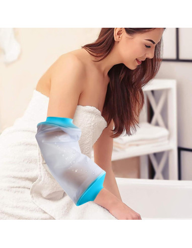 Cubierta de Ducha PICC Asunby Impermeable para Brazo 16-38cm