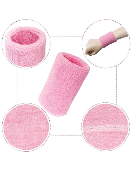 Banda de Sudor RilexAwhile Algodón Verde 12 Pares