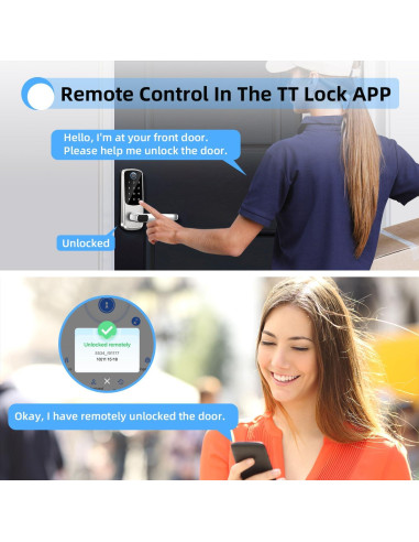 Cerradura Inteligente MSR X6 Plata 8-en-1 con Huella Dactilar