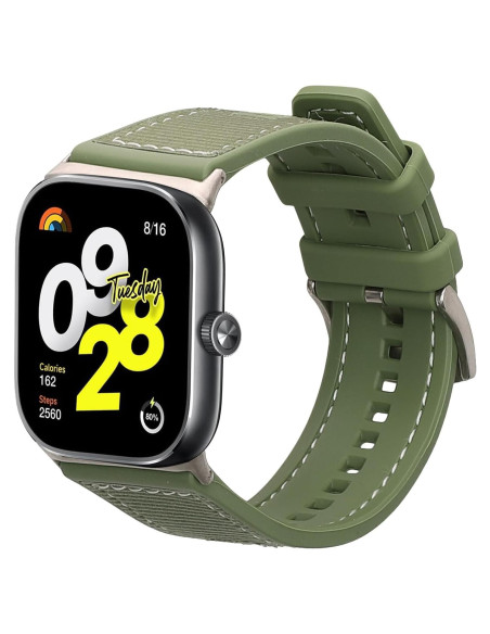 Correa de Reemplazo kwmobile para Xiaomi Redmi Watch 4 - Verde