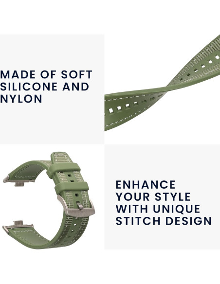 Correa de Reemplazo kwmobile para Xiaomi Redmi Watch 4 - Verde