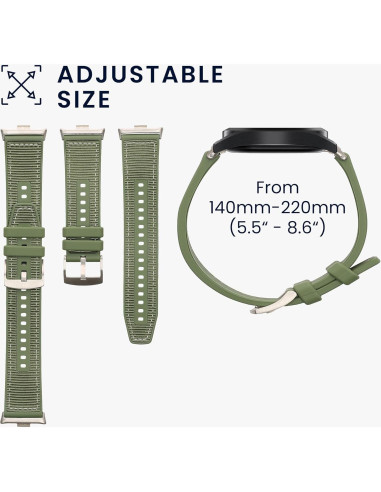 Correa de Reemplazo kwmobile para Xiaomi Redmi Watch 4 - Verde