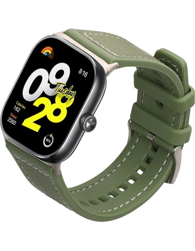 Correa de Reemplazo kwmobile para Xiaomi Redmi Watch 4 - Verde