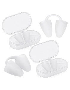 2 Tapones Nasales de Silicona Relaxweex para Natación Adultos