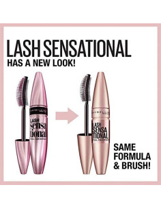 Máscara Lavable Maybelline Lash Sensational, Negro 9g 2