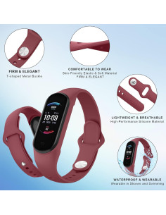 Pulseras de Silicona AK - 3 Bandas para Xiaomi Mi Band 5/6 2