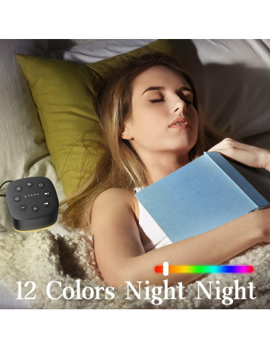 Máquina de Ruido Blanco Meditation 30 Sonidos 32 Niveles Volumen