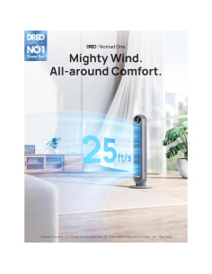 Ventilador de Torre Dreo Nomad One 36" Gris Silencioso 2