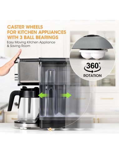 Deslizadores Aieve para Electrodomésticos Mini 8 Ruedas 11.79 kg