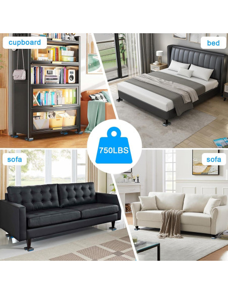 Deslizadores de Muebles HHXRISE FS-1 con 32 Ruedas