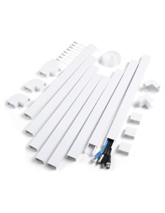 Cubierta de cable ZhiYo 3-5 cables 3.05x1.5cm blanca