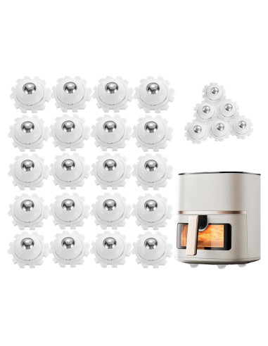 Ruedas Mini Autoadhesivas ZEMINIOR 2.5cm 360 Paquete de 20