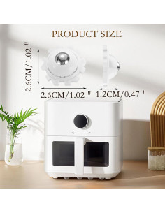 Ruedas Mini Autoadhesivas ZEMINIOR 2.5cm 360 Paquete de 20 2