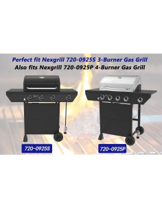 Rejillas de Acero Inoxidable Uniflasy para Nexgrill 720-0925 2