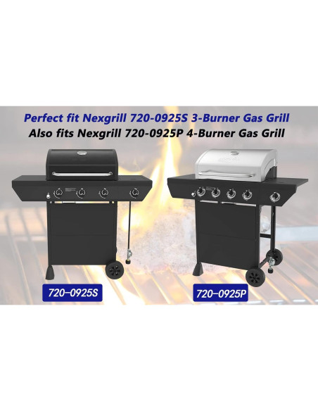 Rejillas de Acero Inoxidable Uniflasy para Nexgrill 720-0925