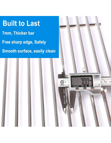 Rejillas de Acero Inoxidable Uniflasy para Nexgrill 720-0925